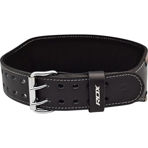 RDX 4 INCH BROWN LEATHER GYM BELT-5